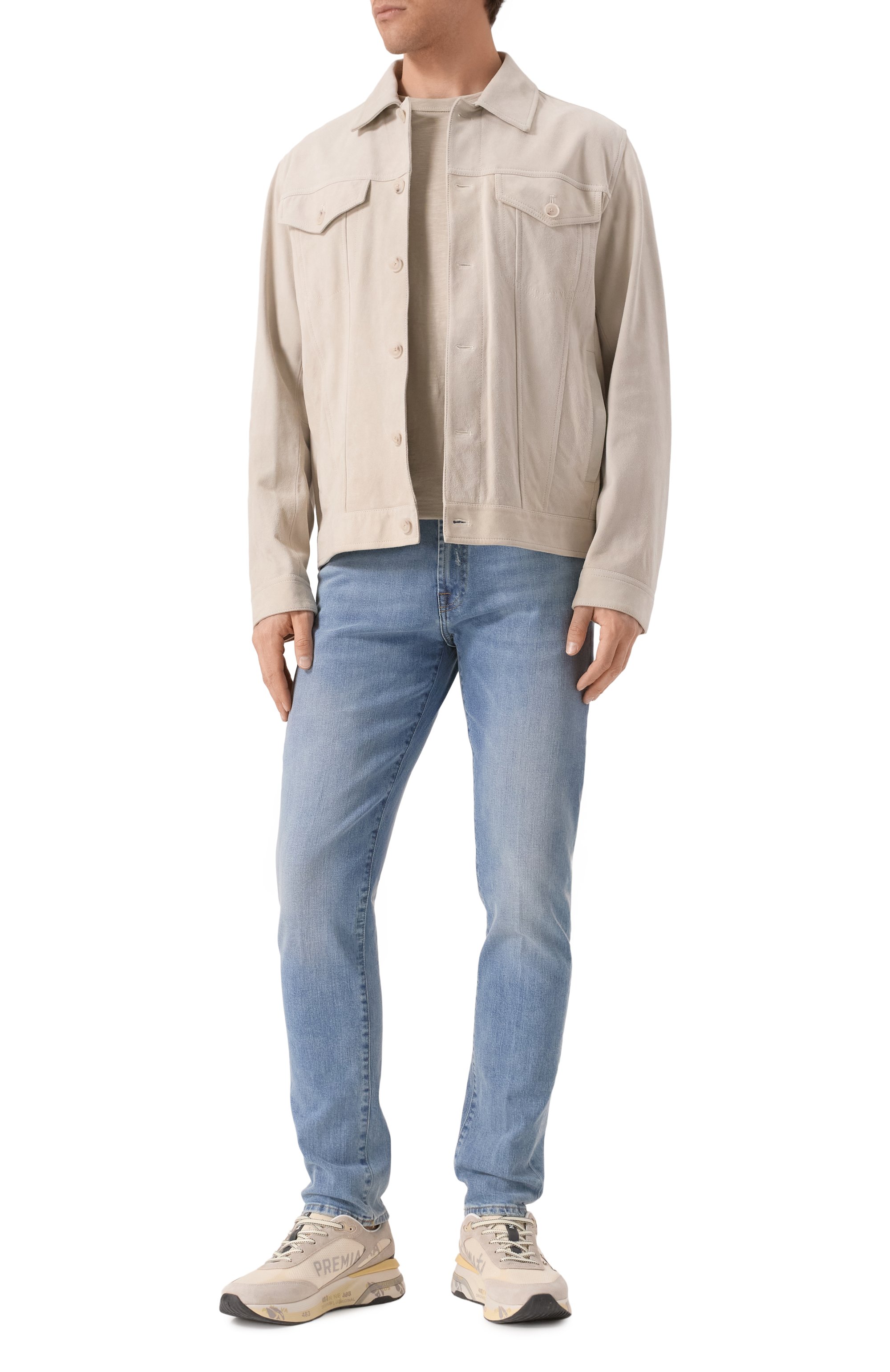 Замшевая куртка-рубашка BOSS, арт. 50538002, фото 2