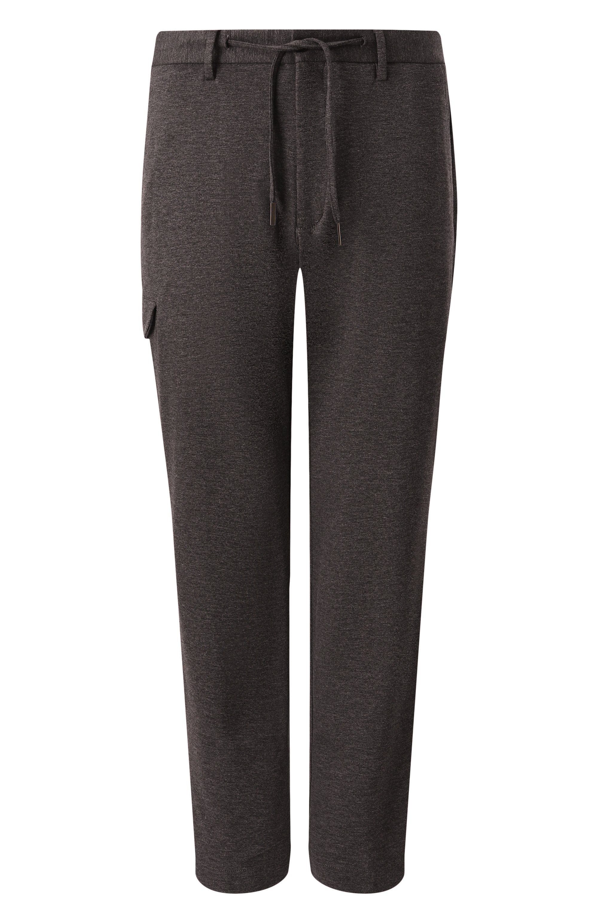 Брюки из вискозы MVST темно-серого цвета по цене 66350 руб., арт. 3GMM/9806, фото 1 Брюки из вискозы MVST, арт. 3GMM/9806, фото 1