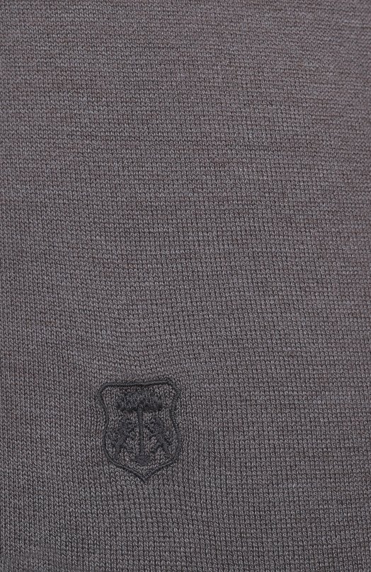 Джемпер из шелка и хлопка Corneliani 25M550-2525165 Серый  25M550-2525165 Фото 6