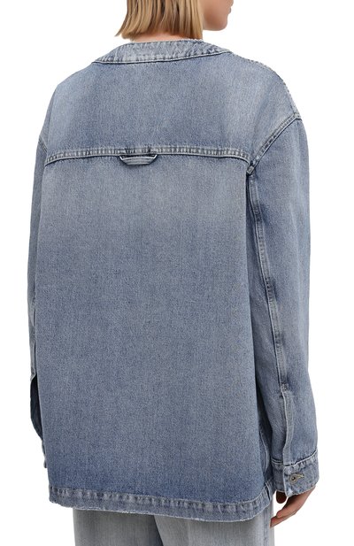 Джинсовый жакет MIU MIU, арт. GWG116-U8R-F0008, фото 4