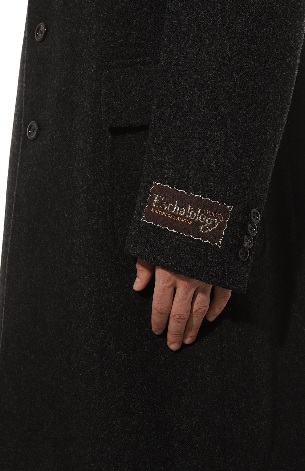 Шерстяное пальто GUCCI, арт. 661218 ZAE2G, фото 5