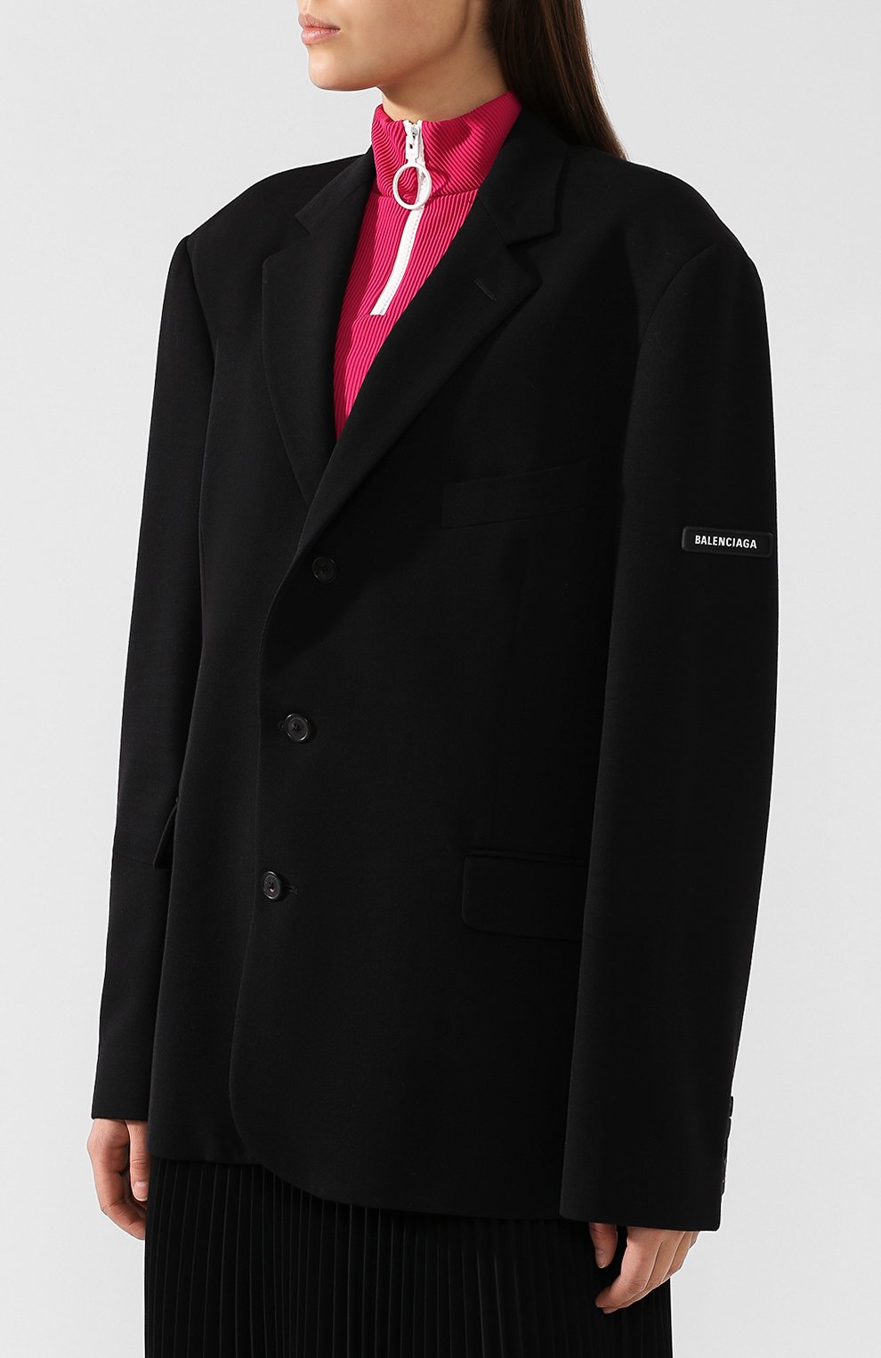 Шерстяной жакет BALENCIAGA, арт. 556714/TDT06, фото 3