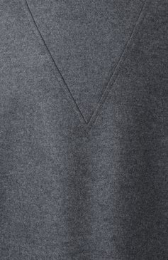 Мужской шерстяной свитшот JIL SANDER темно-серого цвета, арт. J61GU0002/J40045 | Фото 6 (Длина (для топов): Стандартные; Материал сплава: Проставлено; Рукава: Длинные; Драгоценные камни: Проставлено; Материал внешний: Шерсть; Мужское Кросс-КТ: свитшот-одежда; Принт: Без принта; Стили: Минимализм, Спорт-шик)