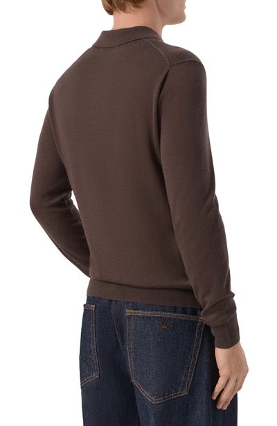 Поло из ка шемира и шелка CORNELIANI, арт. 28M539/2A25129, фото 4