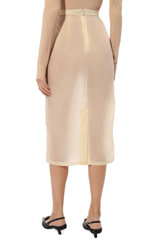 Юбка Maison Margiela S29ME0012/S54847 Кремовый  S29ME0012/S54847 Фото 4