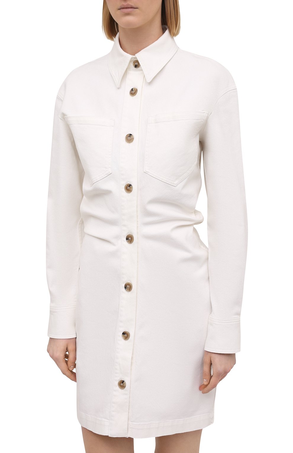 Джинсовое платье NANUSHKA, арт. DAISY_WHITE_C0MF0RT STRETCH DENIM, фото 3