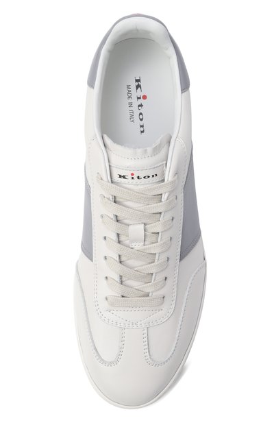 Кожаные кеды KITON, арт. USSA396N01380, фото 5