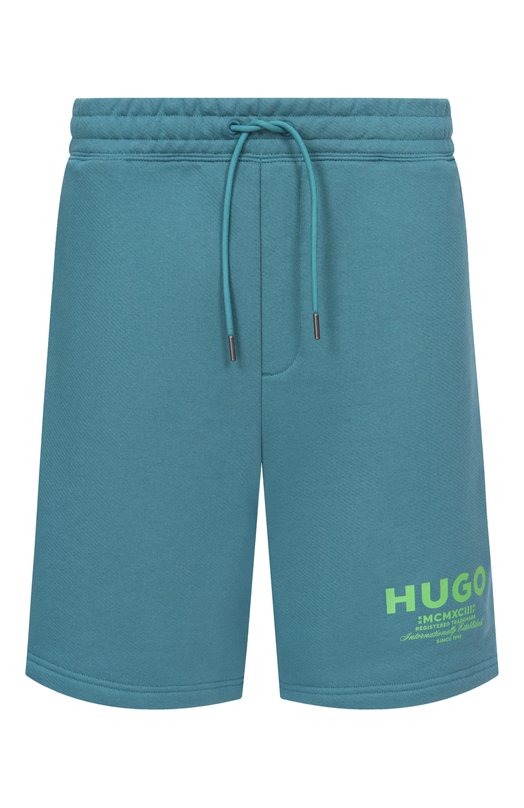 Хлопковые шорты HUGO Blue 50510728 Голубой 50510728