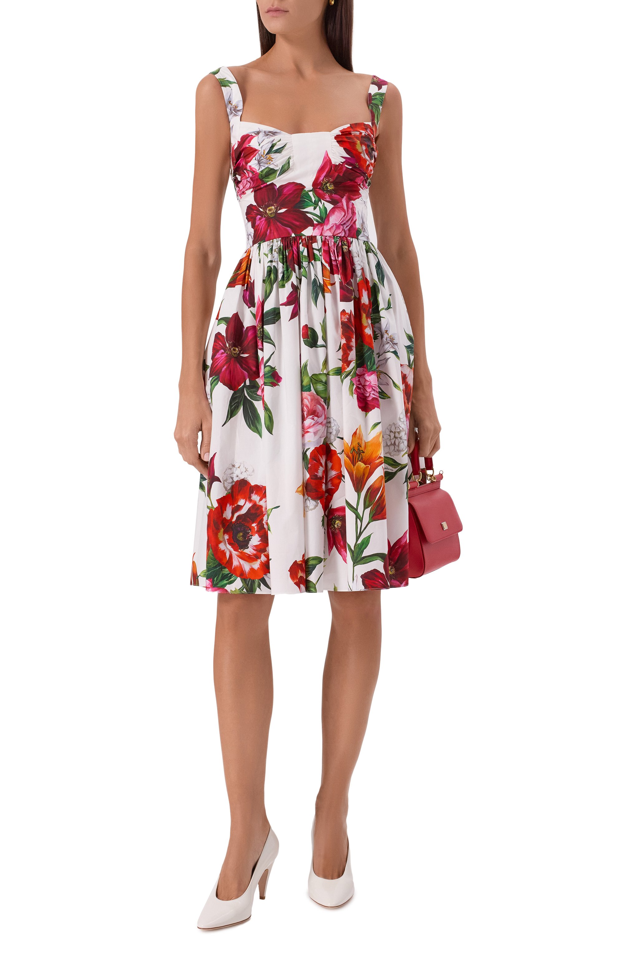 Хлопковое платье DOLCE & GABBANA, арт. F6TVJT/HS5TQ, фото 2