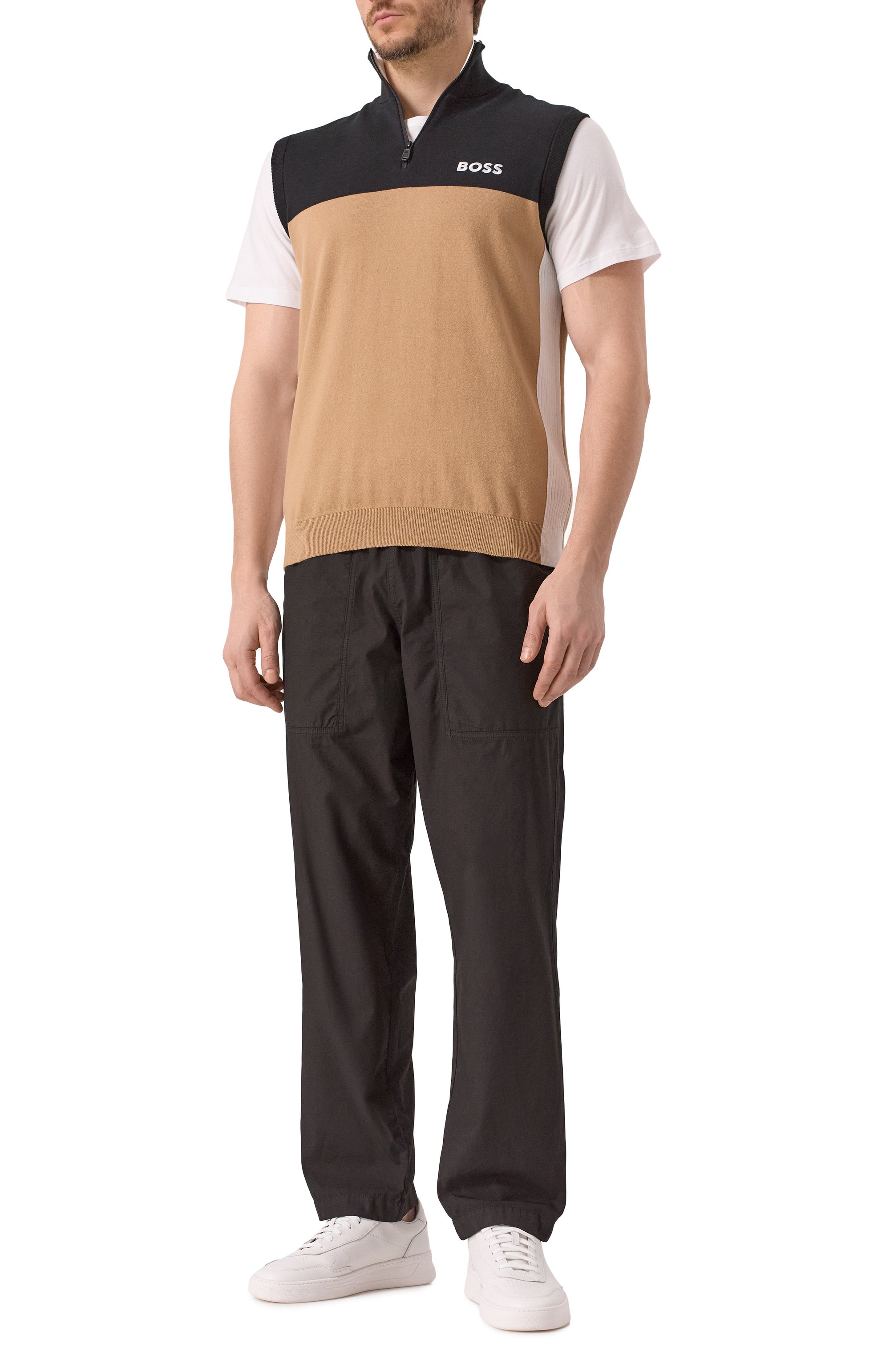 Хлопковая футболка BOSS, арт. 50535802, фото 2