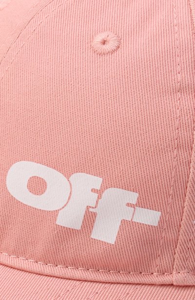 Хлопковая бейсболка OFF-WHITE, арт. 0GLB002S25FAB001, фото 3