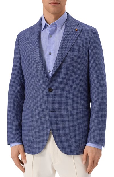 Пиджак из шерсти и шелка SARTORIA LATORRE, арт. EF74/UH0363, фото 4