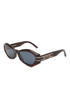 Женские солнцезащитные очки DIOR EYEWEAR темно-коричневого цвета, арт. DI0RSIGNATURE B1U 20B0 | Фото 1 (Тип очков: С/з; Re-sync: On; Нос: Не проставлено; Региональные ограничения белый список (Axapta Mercury): Не проставлено; Материал: Пластик; Очки форма: Cat-eye; Оптика Гендер: оптика-женское)