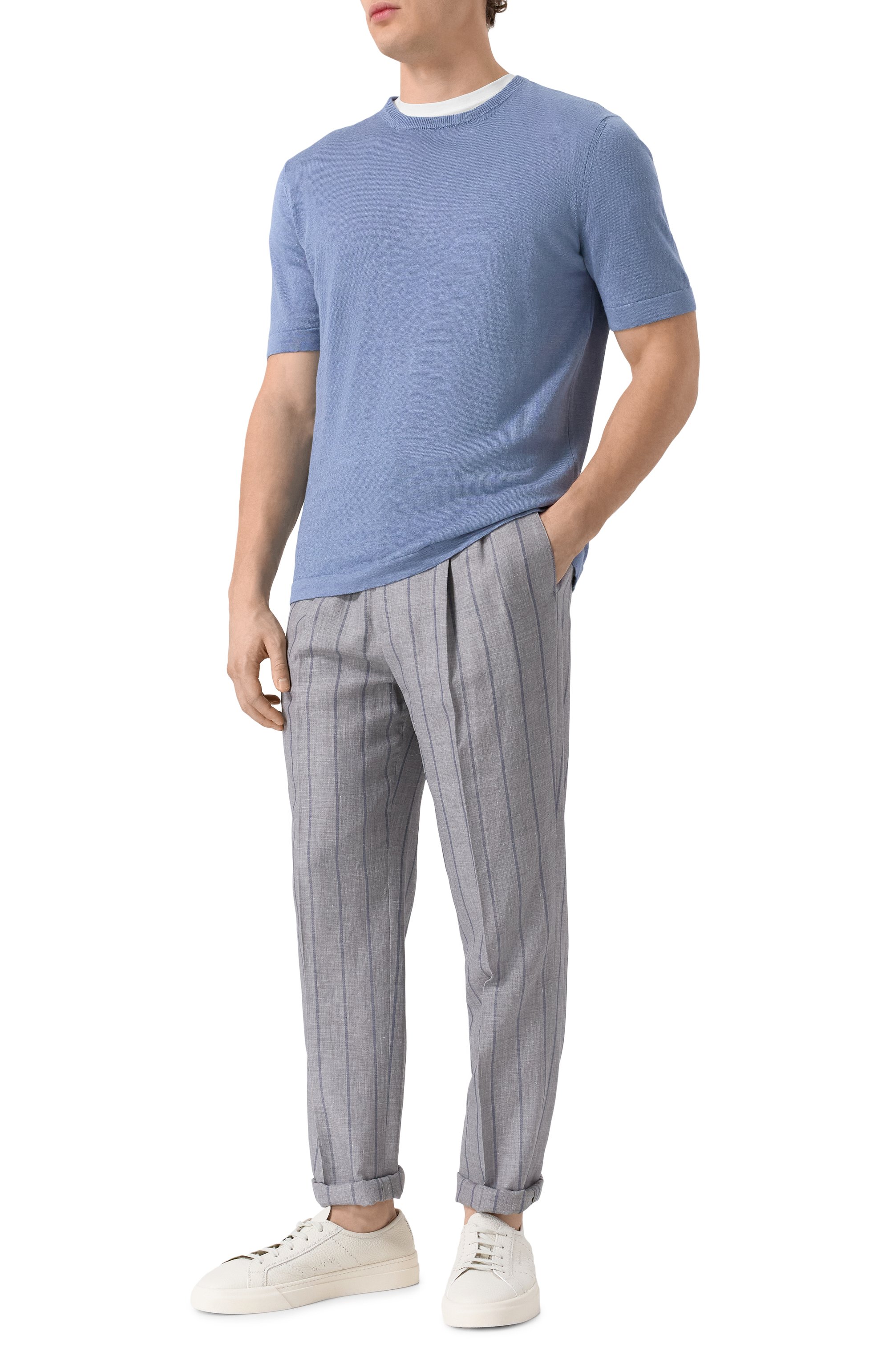 Джемпер изо льна и кашемира MVST, арт. 25E/X1P/0/A001/7639, фото 2