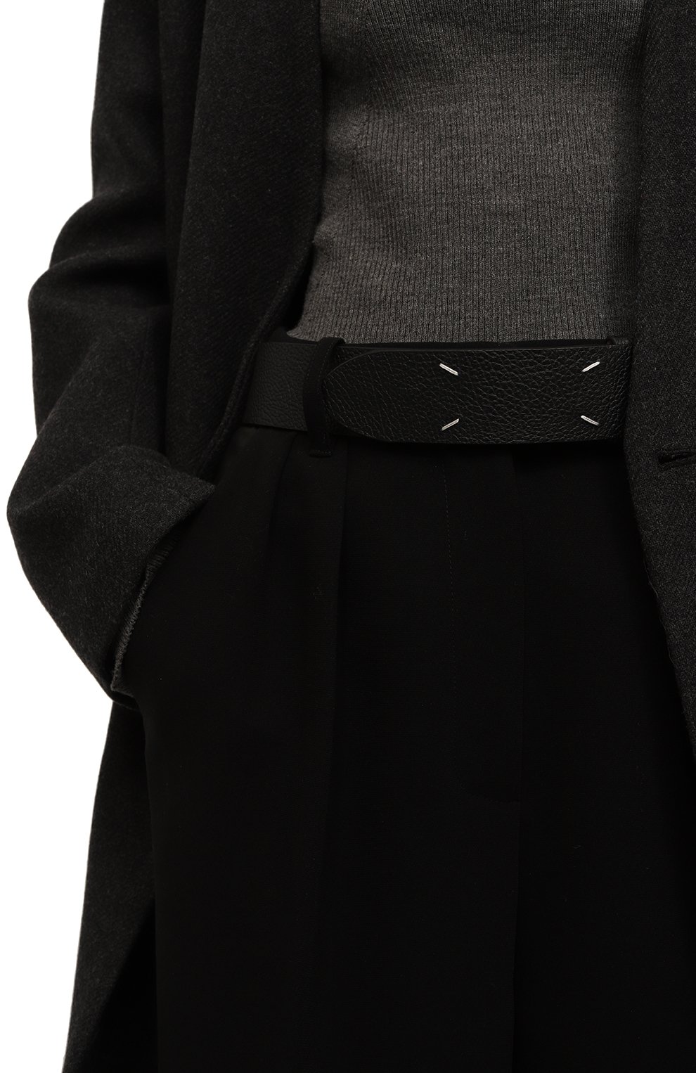 Кожаный ремень MAISON MARGIELA, арт. SA1TP0006/P6421, фото 2