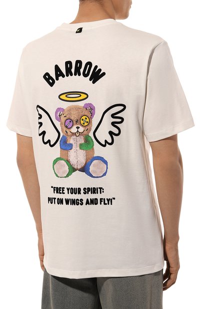 Хлопковая футболка BARROW, арт. F4BWMATH077, фото 4