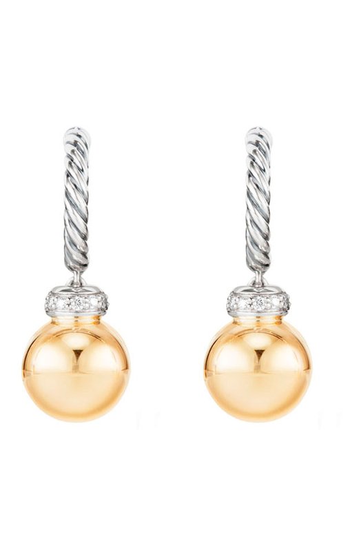 Серьги David Yurman E13662DS8DGGDI Бесцветный E13662DS8DGGDI