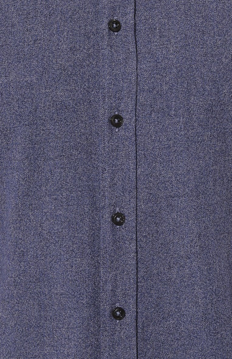 Мужская хлопковая рубашка MUST синего цвета, арт. MUST-REGENT/3954 | Фото 5 (Манжеты: На пуговицах; Воротник: Кент; Рукава: Длинные; Случай: Повседневный; Длина (для топов): Стандартные; Материал сплава: Проставлено; Материал внешний: Хлопок; Принт: Однотонные; Драгоценные камни: Проставлено; Стили: Кэжуэл)
