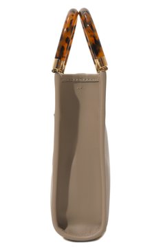 Женская сумка sunshine mini FENDI коричневого цвета, арт. 8BS051 ABVL | Фото 4 (Драгоценные камни: Проставлено; Ремень/цепочка: На ремешке; Материал сплава: Проставлено; Материал: Натуральная кожа; Размер: mini)