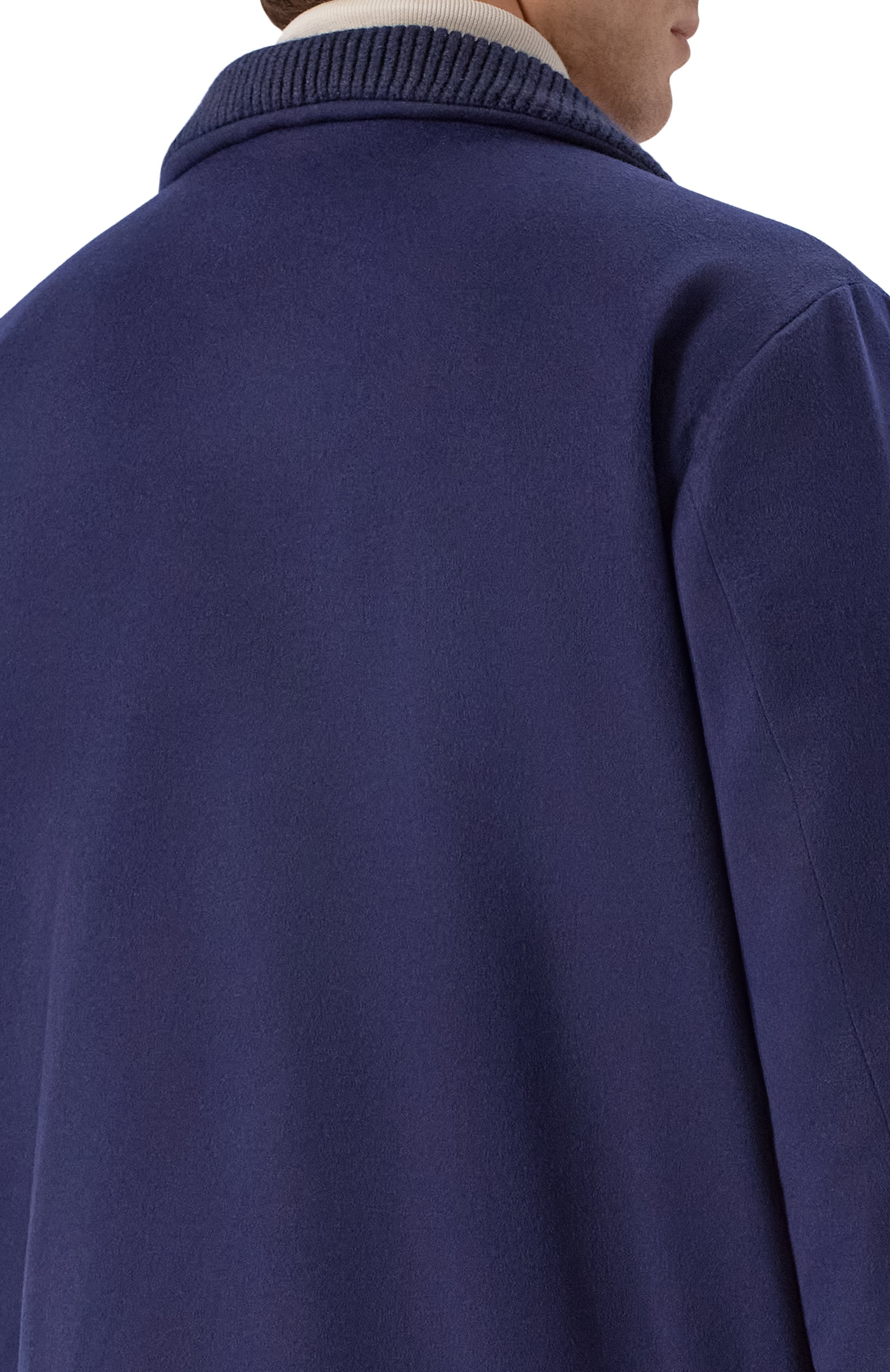 Кашемировое пальто KITON темно-синего цвета по цене 1310000 руб., арт. UW2479AV0401L, фото 5 Кашемировое пальто KITON, арт. UW2479AV0401L, фото 5