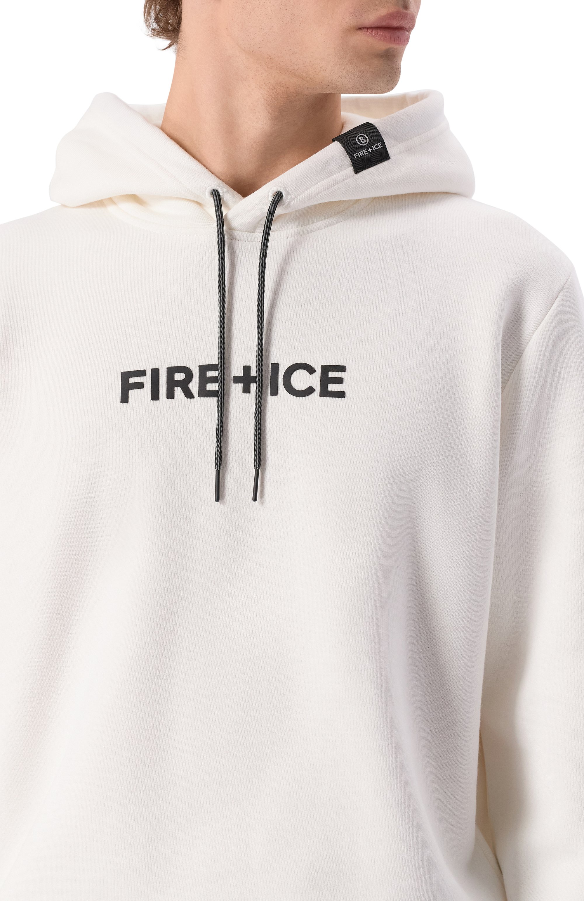 Хлопковое худи BOGNER FIRE+ICE белого цвета по цене 20200 руб., арт. 84347240, фото 5 Хлопковое худи BOGNER FIRE+ICE, арт. 84347240, фото 5