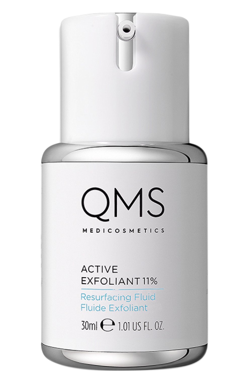 Высокоэффективная сыворотка-эксфолиант 11 % (30ml) QMS MEDICOSMETICS бесцветного цвета по цене 33130 руб., арт. 1006100, фото 1 Высокоэффективная сыворотка-эксфолиант 11 % (30ml) QMS MEDICOSMETICS, арт. 1006100, фото 1