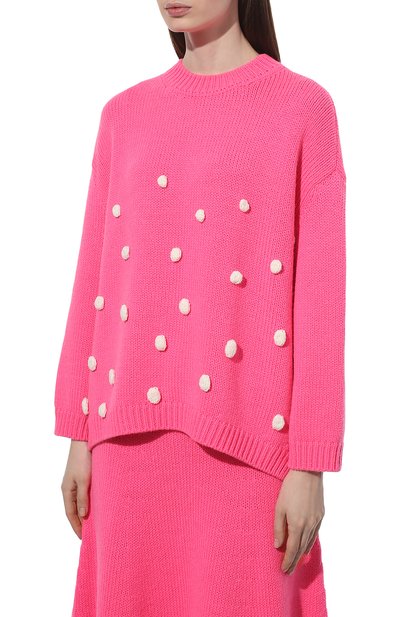 Свитер VIKA GAZINSKAYA розового цвета по цене 56100 руб., арт. FW22-2243-750, фото 3 Свитер VIKA GAZINSKAYA, арт. FW22-2243-750, фото 3