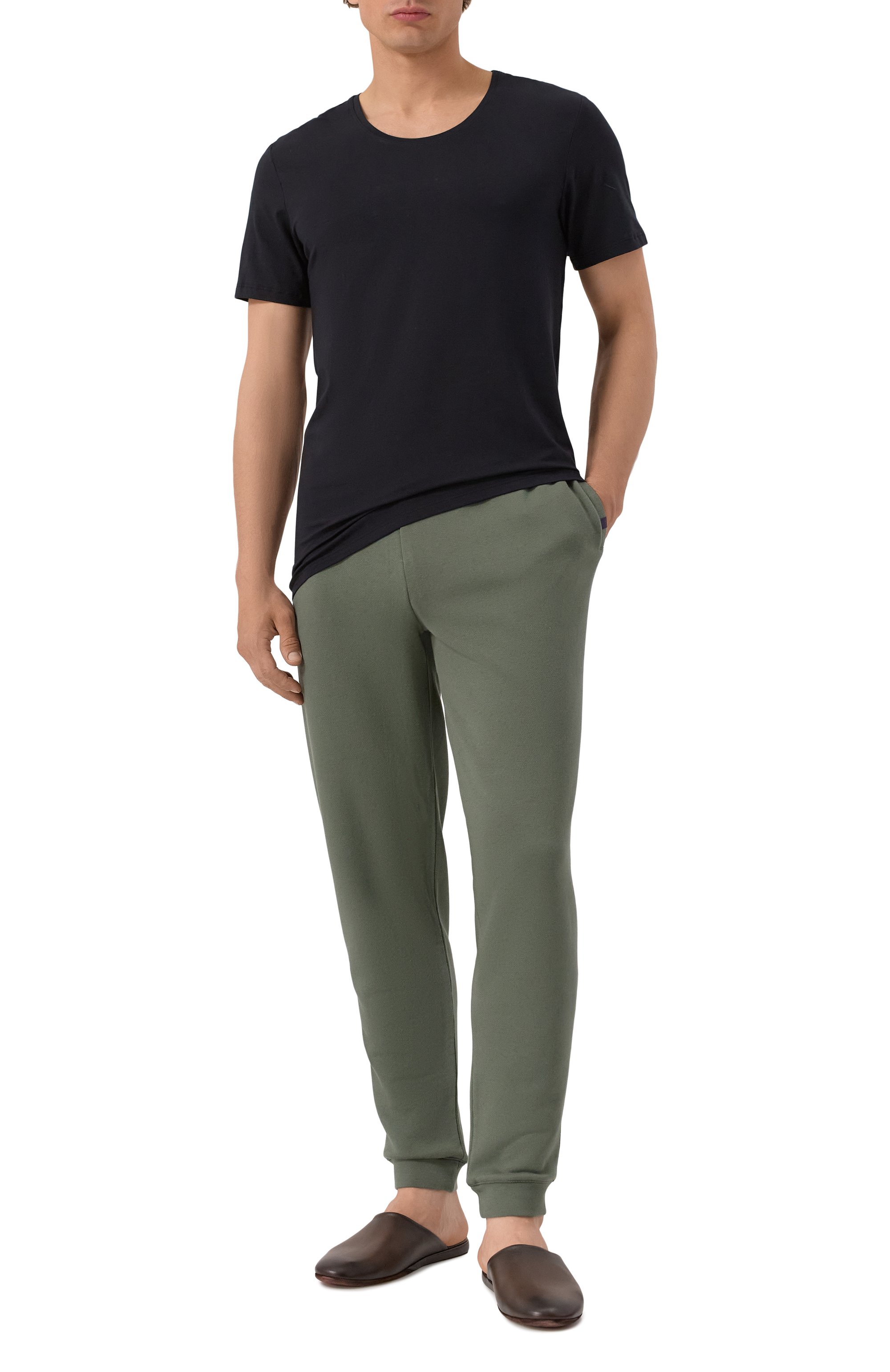 Хлопковая футболка HANRO, арт. 073088, фото 2