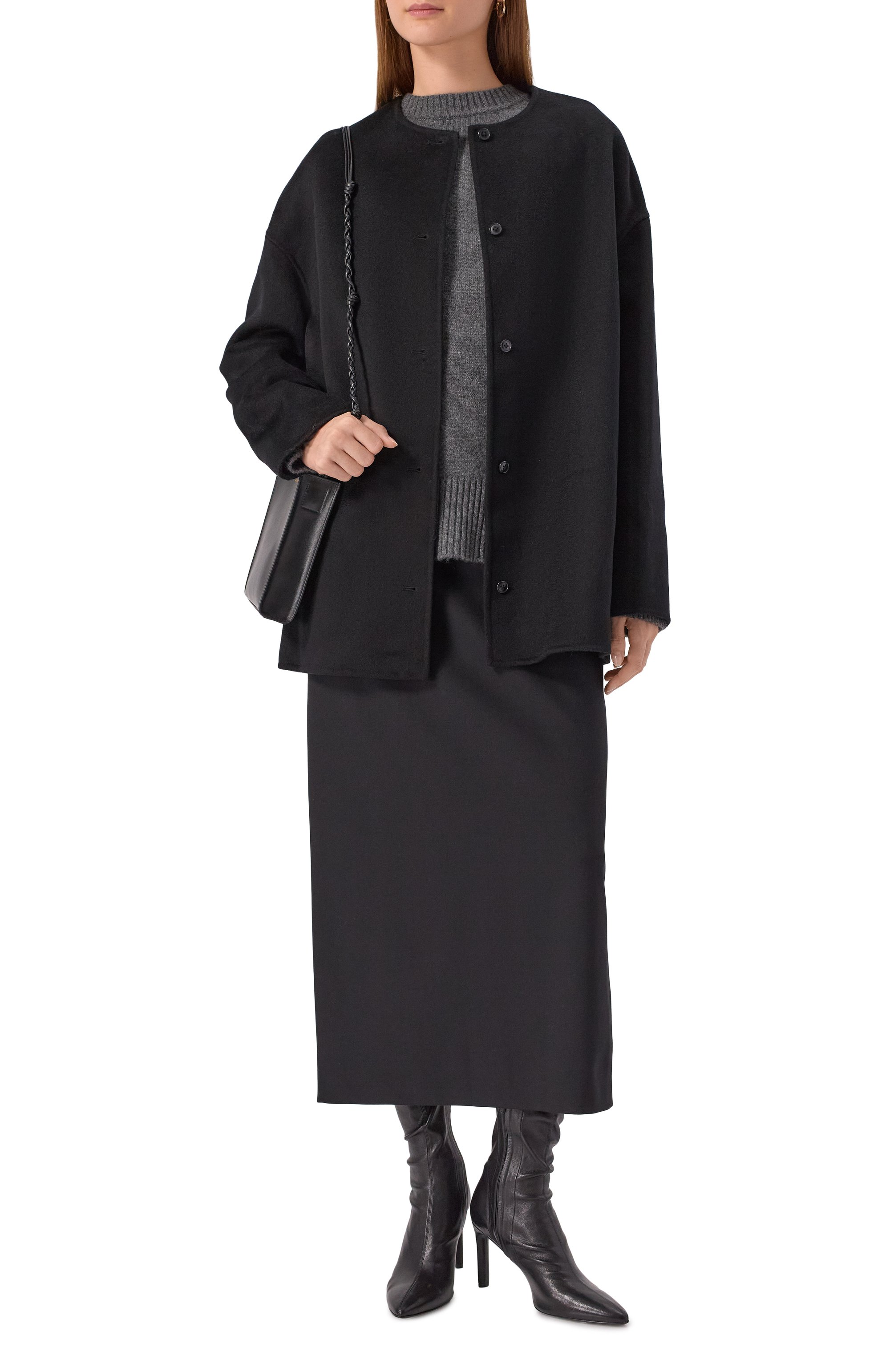 Полупальто из шерсти и кашемира LOULOU DE SAISON, арт. DUNNE, фото 2