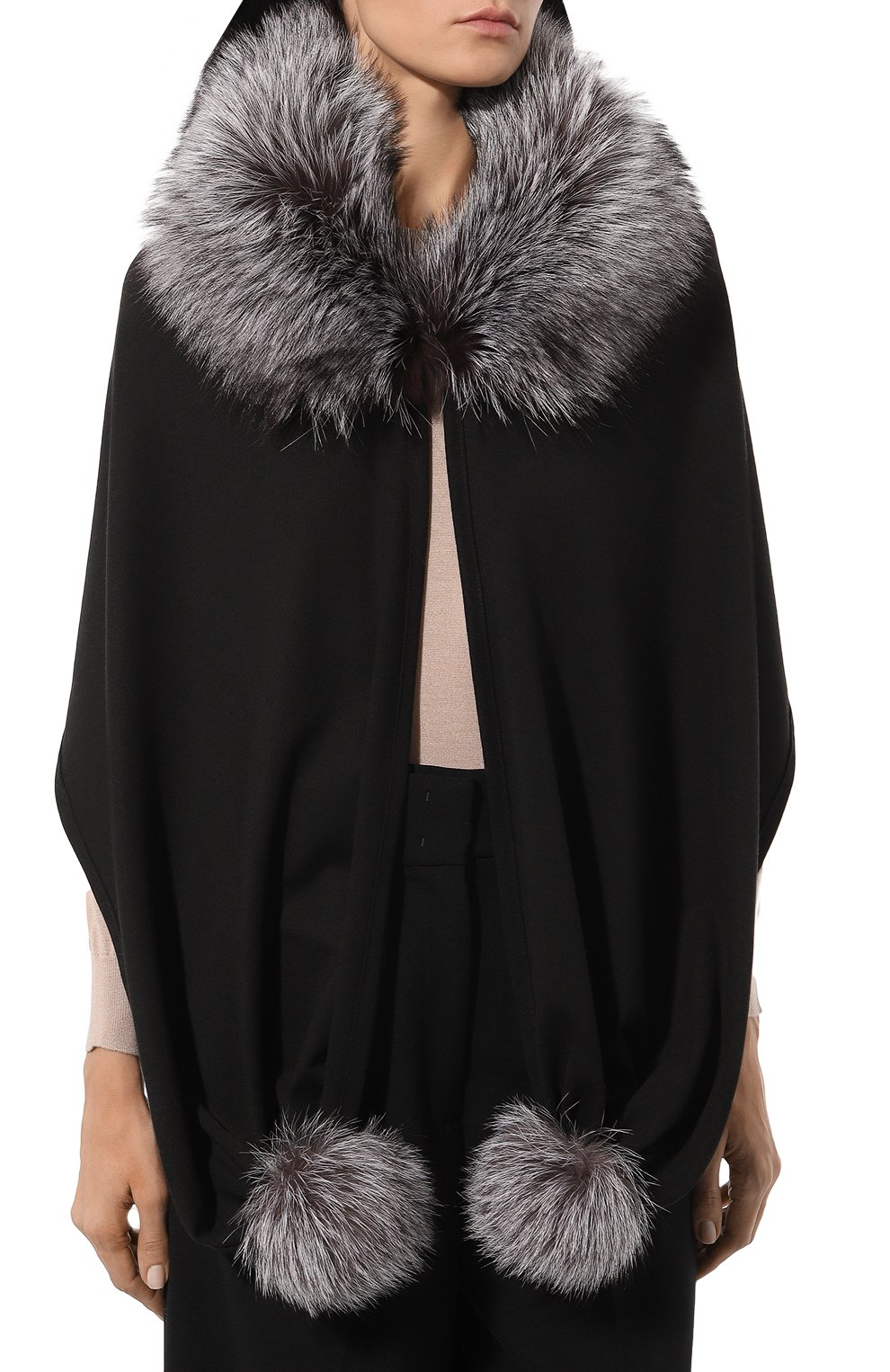 Капюшон с мехом лисы VICTORIA KUSENKOVA, арт. 199304123548, фото 3