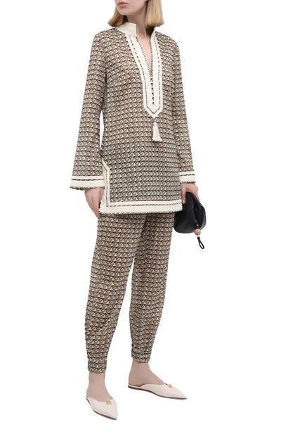 Хлопковая туника TORY BURCH, арт. 87522, фото 2