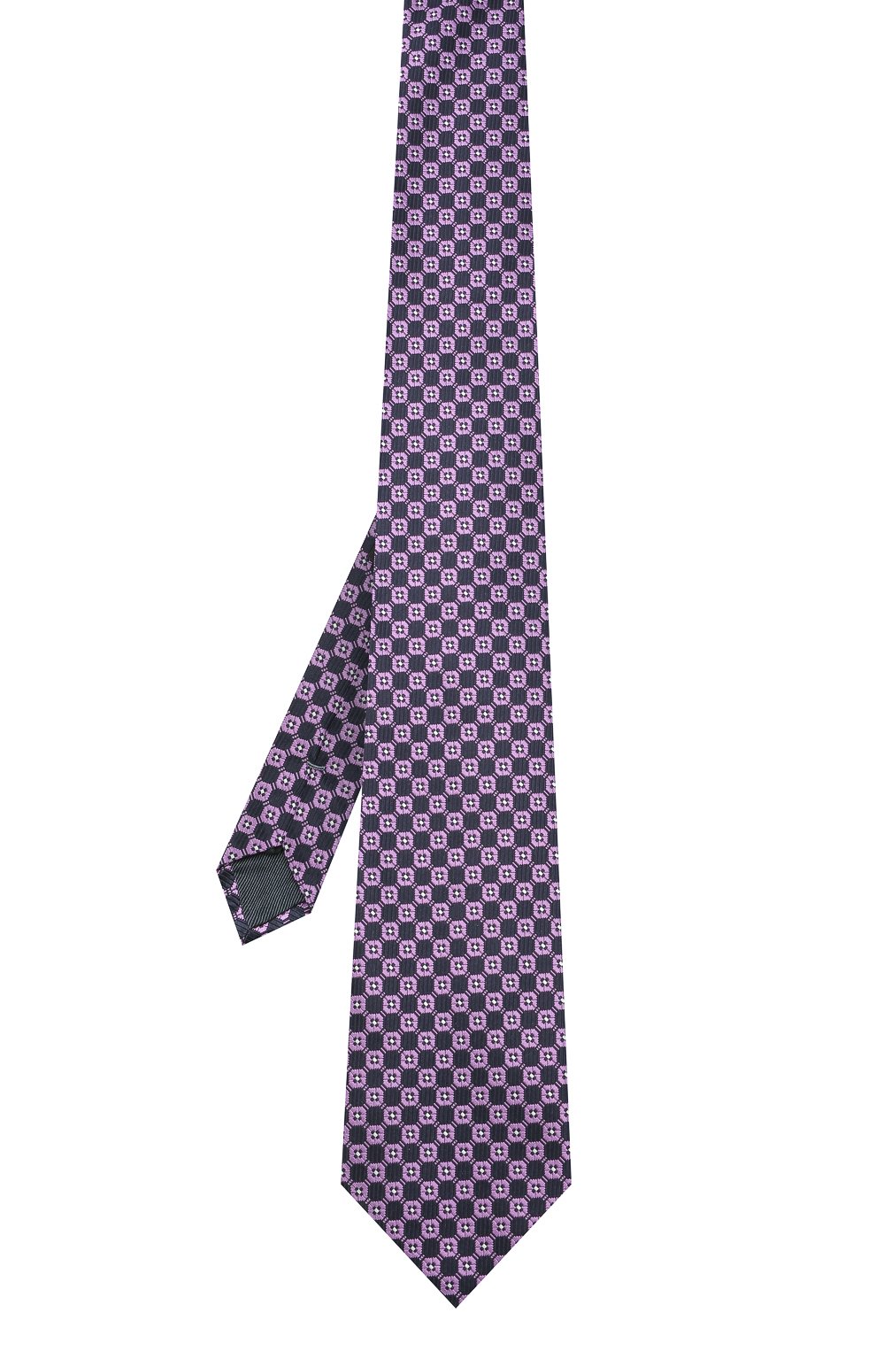 Шелковый галстук ZEGNA фиолетового цвета по цене 21400 руб., арт. Z2D83T/1XW, фото 3 Шелковый галстук ZEGNA, арт. Z2D83T/1XW, фото 3
