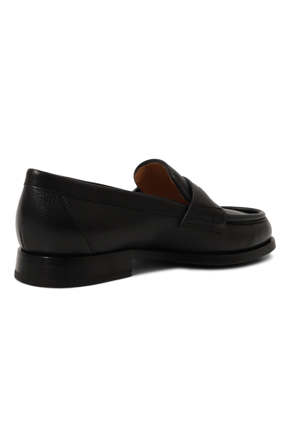 Кожаные пенни-лоферы SANTONI, арт. WUQG59462BJ2NBCK, фото 5