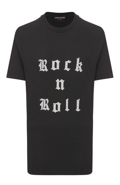 Женская хлопковая футболка ZADIG AND VOLTAIRE, арт. JWTS02770