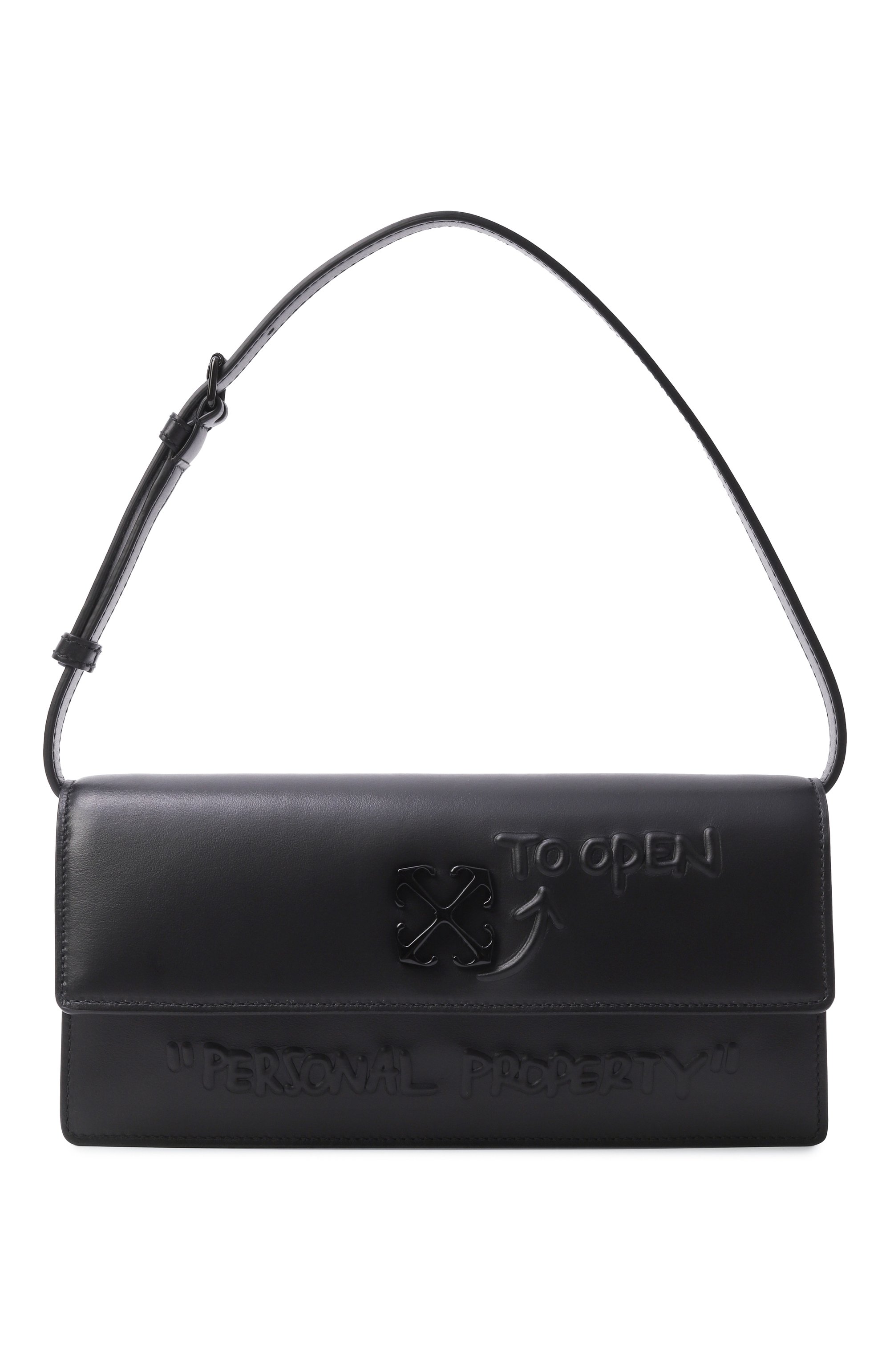 Сумка jitney 1.0 quote3d OFF-WHITE, арт. 0WNN172C99LEA003, фото 1