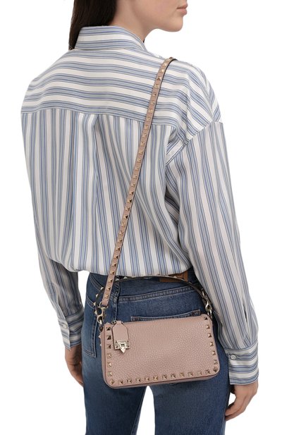 Сумка rockstud small VALENTINO темно-бежевого цвета по цене 185000 руб., арт. WW2B0J47/VSF, фото 5 Сумка rockstud small VALENTINO, арт. WW2B0J47/VSF, фото 5