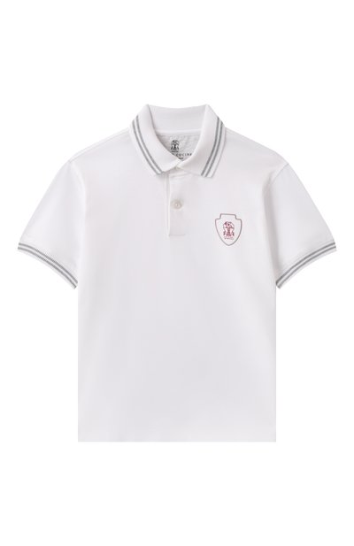 Хлопковое поло BRUNELLO CUCINELLI, арт. B0B13917TA, фото 1