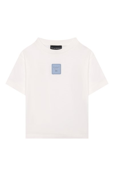 Футболка из лиоцелла и хлопка EMPORIO ARMANI, арт. EB001624/AF10127