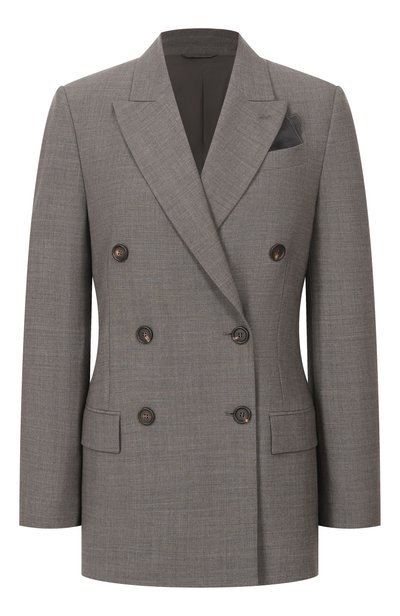 Женский шерстяной жакет BRUNELLO CUCINELLI, арт. M0W077038P