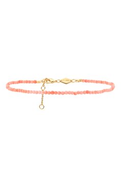 Женский браслет на ногу wave anklet ANNI LU розового цвета, арт. 191-50-45 | Фото 1 (Материал: Металл, Стекло; Нос: Не проставлено; Региональные ограничения белый список (Axapta Mercury): Не проставлено)