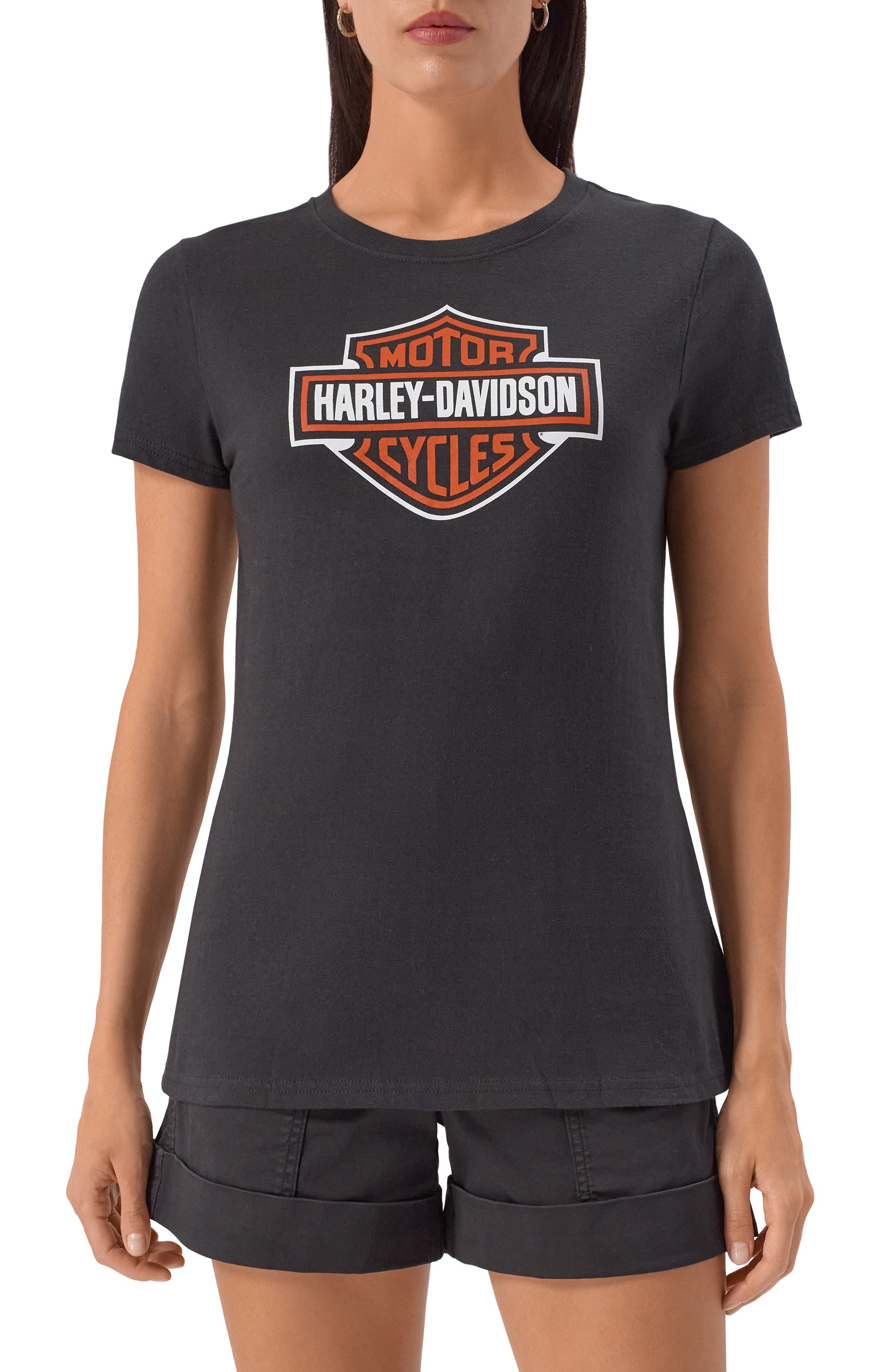 Хлопковая футболка HARLEY-DAVIDSON, арт. 99095-24VW, фото 3