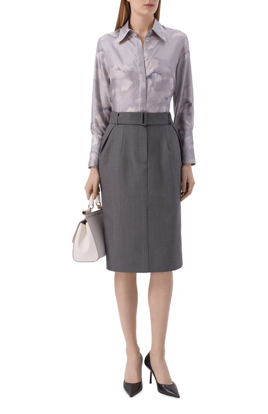 Шелковая рубашка Colombo CM00408/F/T0666-11-2H Серый  CM00408/F/T0666-11-2H Фото 2