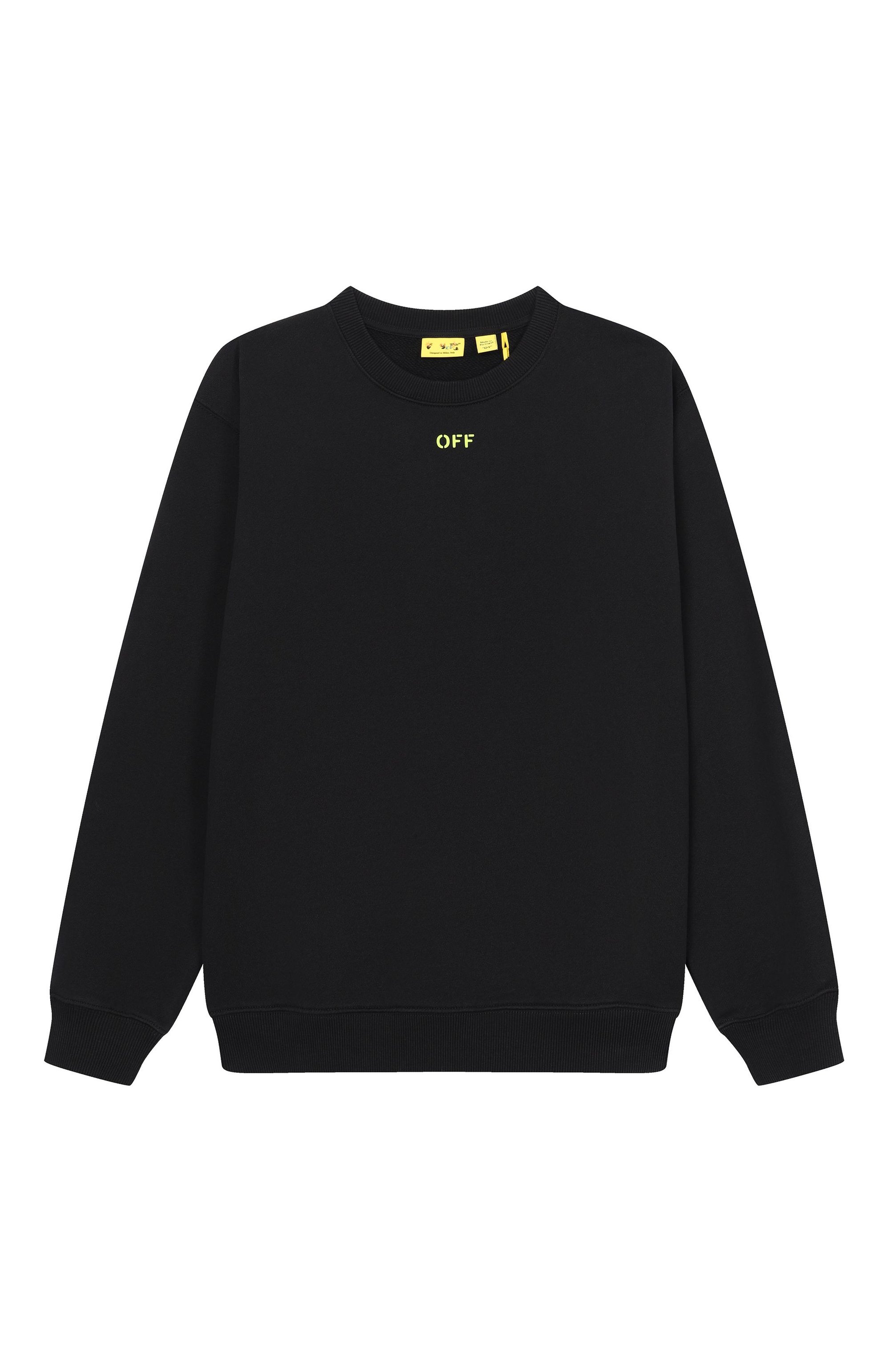 Хлопковый свитшот OFF-WHITE, арт. 0BBA001S26FLE003, фото 1