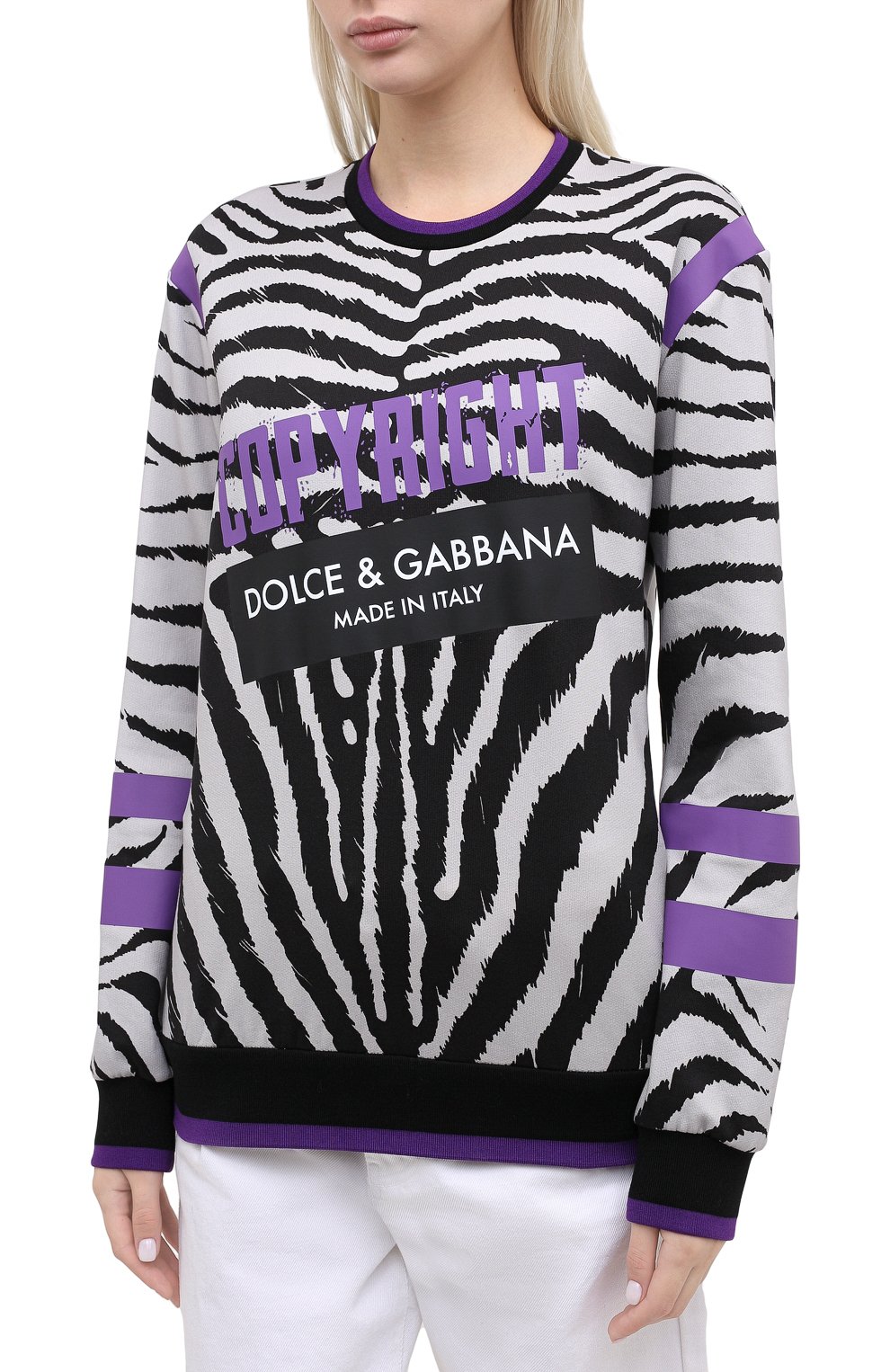 Хлопковый свитшот DOLCE & GABBANA, арт. F9F25T/HS7BR, фото 3