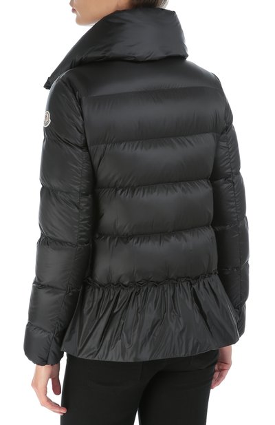 Стеганый пуховик с баской и высоким воротником MONCLER, арт. B2-093-46384-49-53048, фото 4