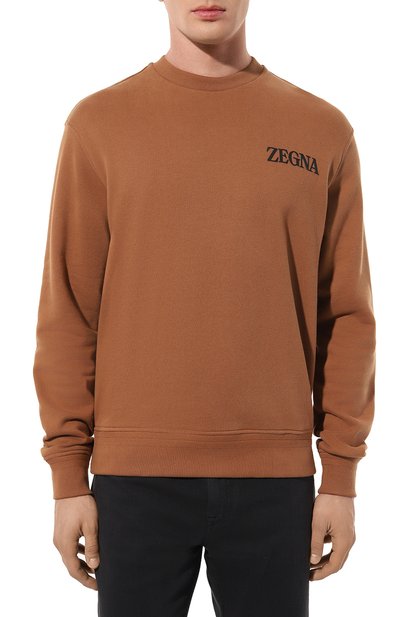Хлопковый свитшот ZEGNA, арт. UD522A7/D872, фото 3