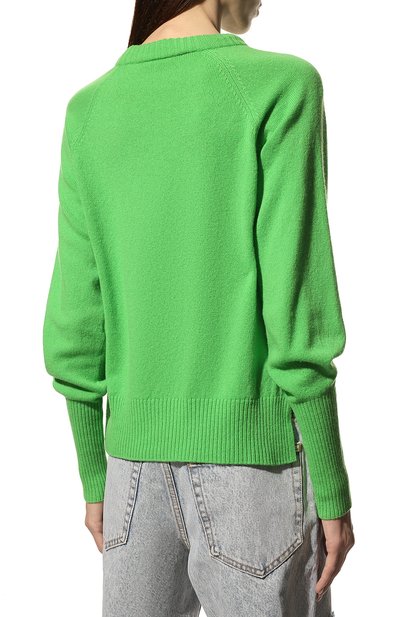 Пуловер из шерсти и кашемира PHILOSOPHY DI LORENZO SERAFINI зеленого цвета по цене 56650 руб., арт. A0917/0700, фото 4 Пуловер из шерсти и кашемира PHILOSOPHY DI LORENZO SERAFINI, арт. A0917/0700, фото 4