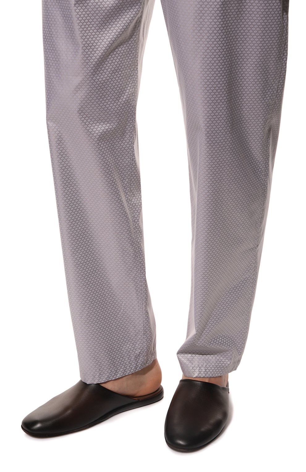 Кожаные домашние туфли SANTONI, арт. PMXXA1644XXX1CLBT50, фото 3