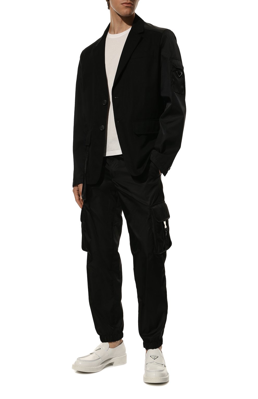 Хлопковый пиджак PRADA, арт. SD134-10GL-F0002-221, фото 2