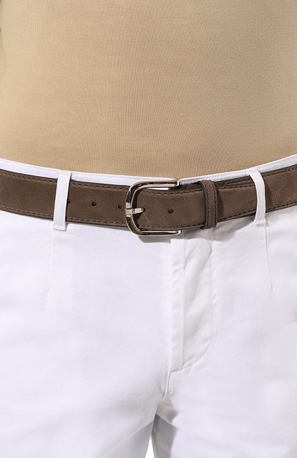 Замшевый ремень BARRETT коричневого цвета по цене 29950 руб., арт. 92B565.24/REPELL0 0IL, фото 2 Замшевый ремень BARRETT, арт. 92B565.24/REPELL0 0IL, фото 2